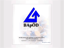 Tablet Screenshot of bapoed.de